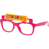 Partybril - Omdraaien naar "Cheers!"en "Thirsty!"