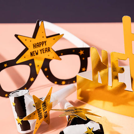 Feestpakket Happy New Year - 28 delig - BlackGold HNY