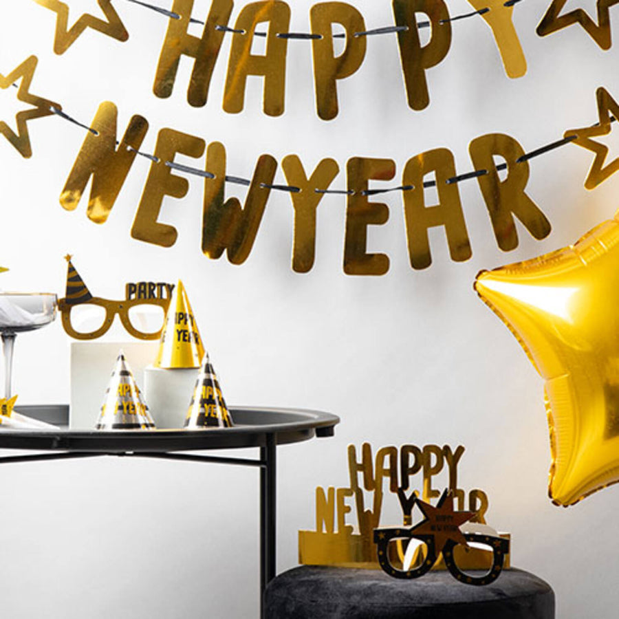 Feestpakket Happy New Year - 28 delig - BlackGold HNY