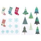 Kerst raamstickers winter - 20 stuks - Holly Jolly