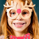 Kerst brillen - 6 stuks - Holly Jolly