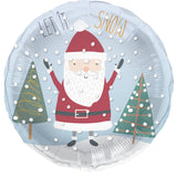 Folieballon 'Let it snow' - 45 cm - Holly Jolly