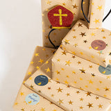 Welkom Sint & Piet - Naamstickers