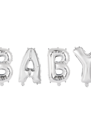 Baby Foil Balloon - 40 cm - silver