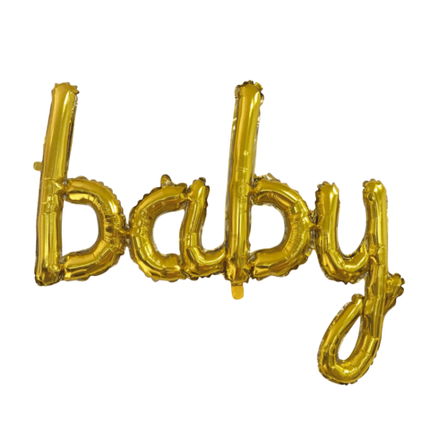 Baby Folieballon - 40 cm - goud