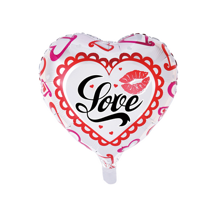 Folienballon-Herz „Love“ – 45 cm