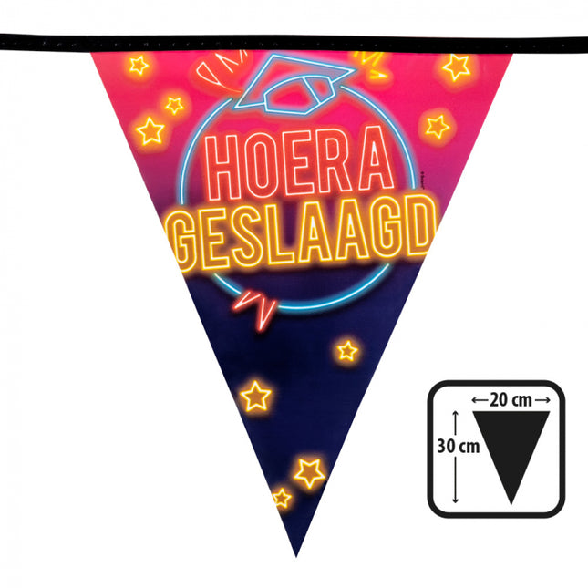 Hoera Geslaagd Vlaggenlijn - 6 meter