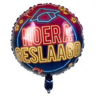 Geslaagd Folieballon - 45 cm - Hoera