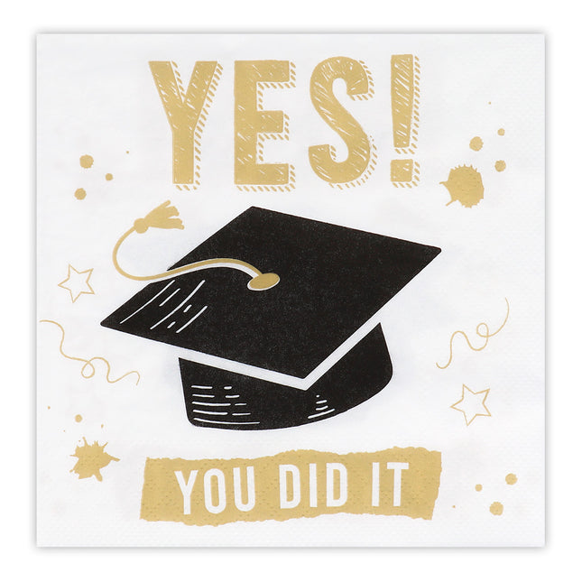 Yes you did it Servetten - 20 stuks - 33 x 33 cm