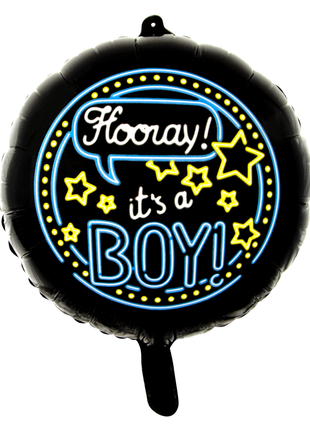 It's a boy Foil Balloon - 45 cm - Neon