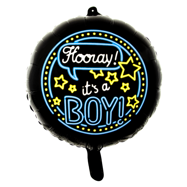 It's a boy Folieballon - 45 cm - Neon