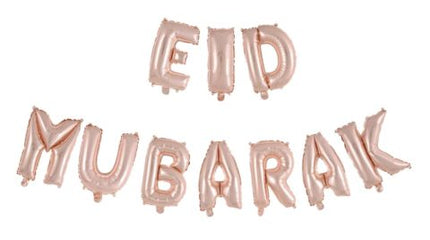 Folieballon - 40 cm - rose goud - Eid Mubarak