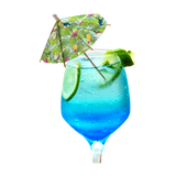 Aloha parasol cocktailprikkers - 6 stuks