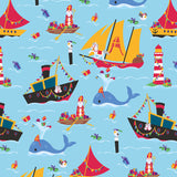Sinterklaas inpakpapier Stoomboot - 250 x 46,5 cm
