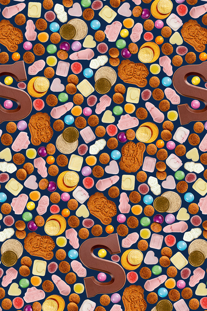 Sinterklaas inpakpapier Pepernoten - 250 x 46,5 cm