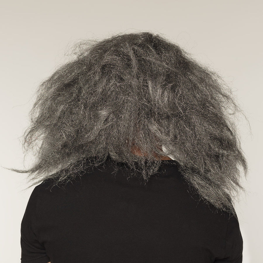 Zombie masker clown met pruik
