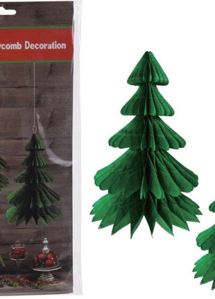 Kerstboom honeycombs - 2 stuks (30 & 20 cm)