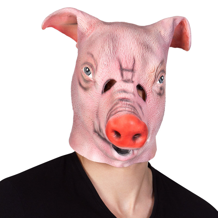 Boland latex hoofdmasker Varken