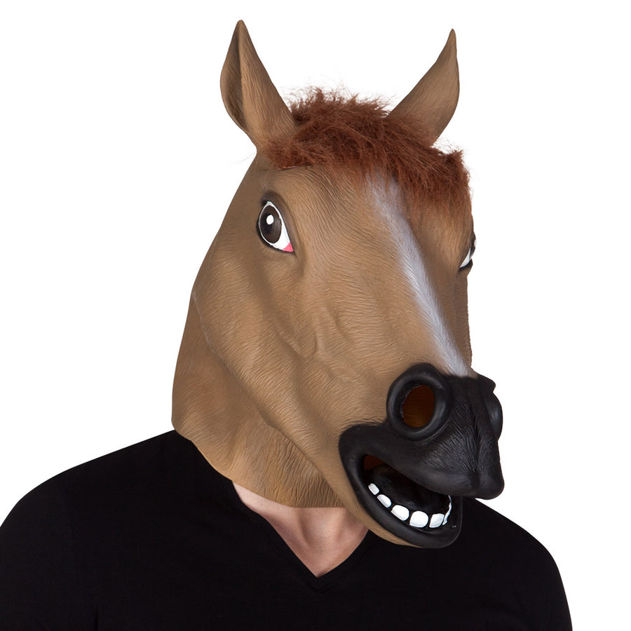 Boland latex hoofdmasker Paard