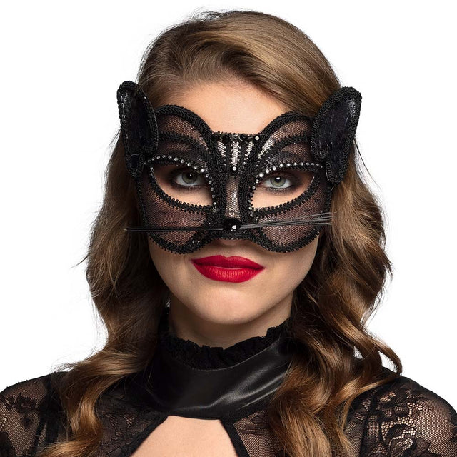 Boland kanten oogmasker Kat de luxe