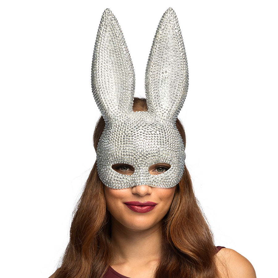 Boland halfmasker Bunny diamant