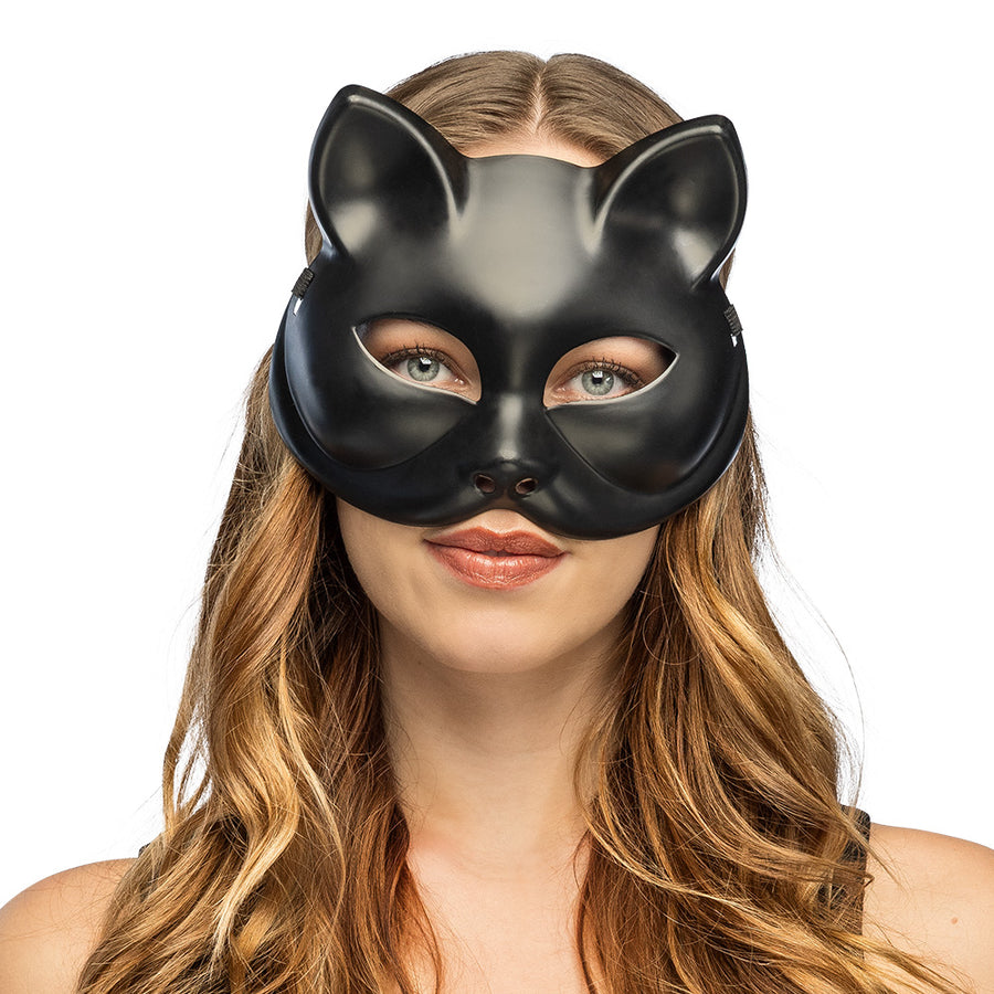 Boland halfmasker Kitty zwart
