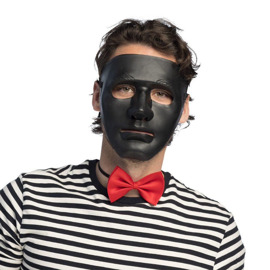 Boland gezichtsmasker mime Theater zwart