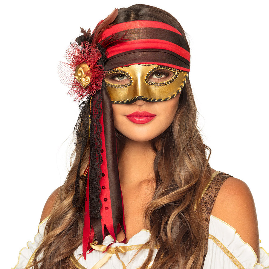 Boland halfmasker Venice donna pirata