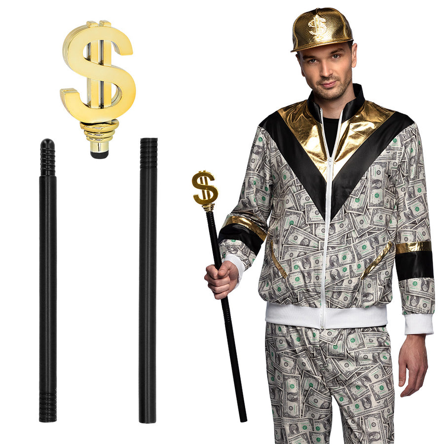 Boland pimpstok Dollar 3-delig (76 cm)