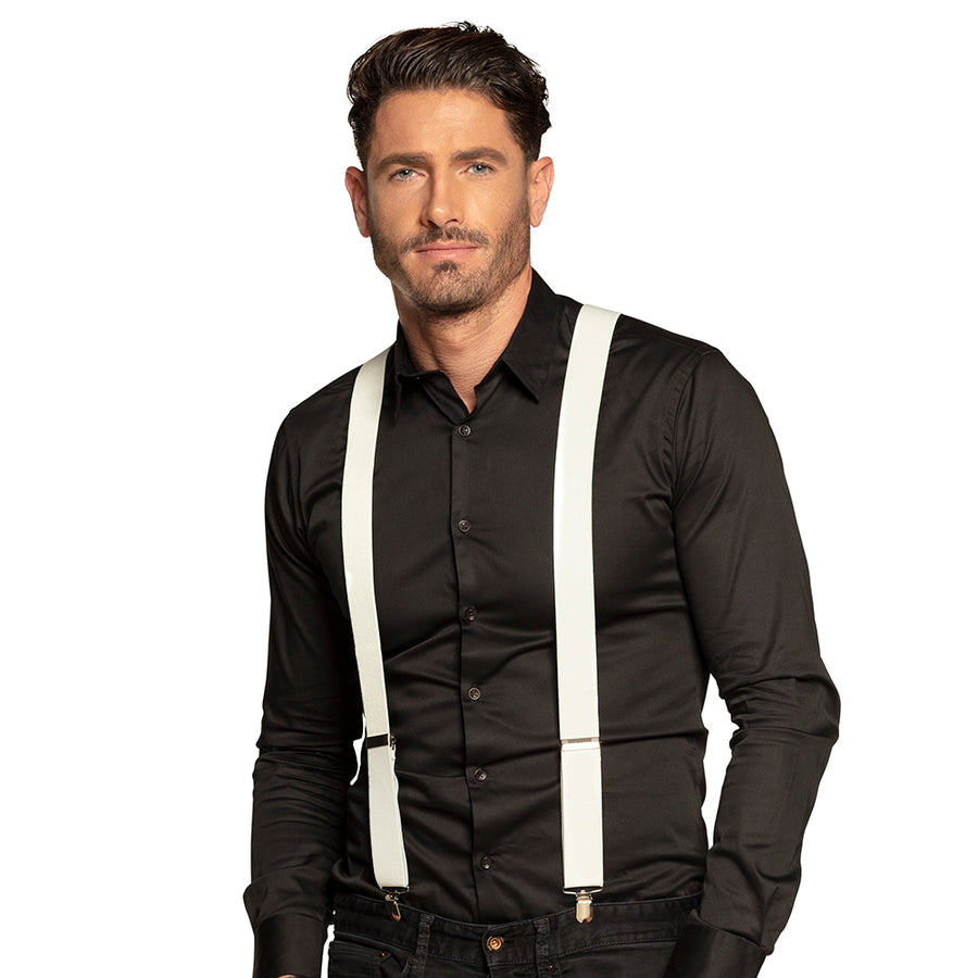 Boland bretels Basic wit