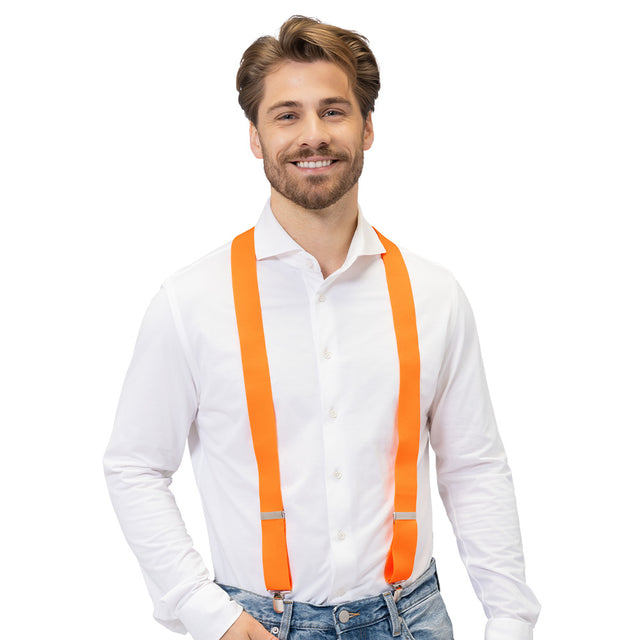 Boland bretels Basic neonoranje UV