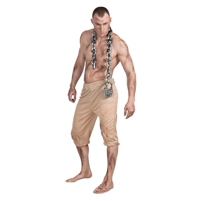 Boland schakelketting Dungeon met slot (123 cm)