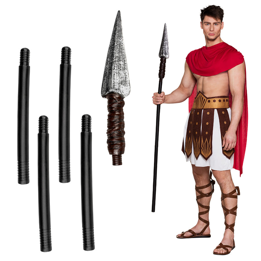 Boland spartaanse speer 5-delig (150 cm)