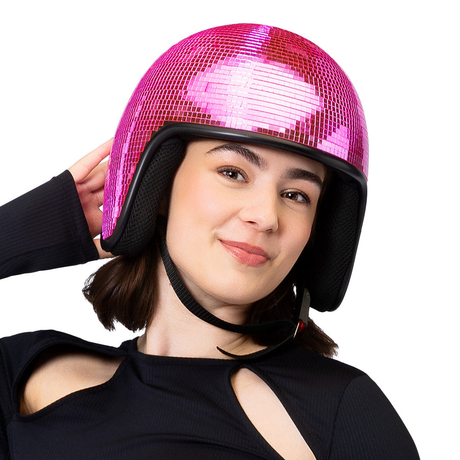 Boland helm Disco roze