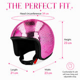 Boland helm Disco roze