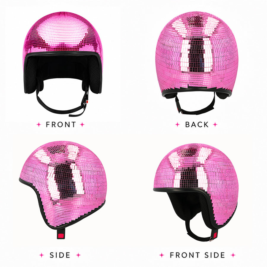 Boland helm Disco roze