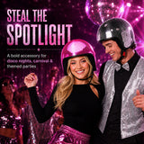 Boland helm Disco roze