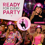 Boland helm Disco roze