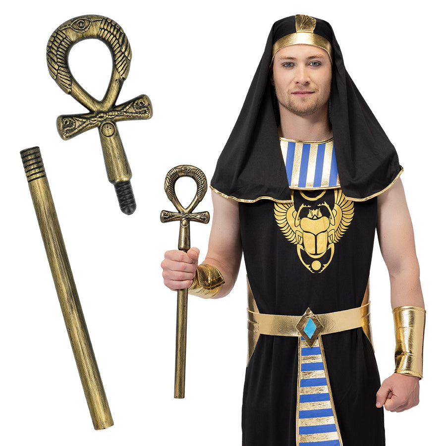 Boland faraoscepter Ankh 2-delig (54 cm)