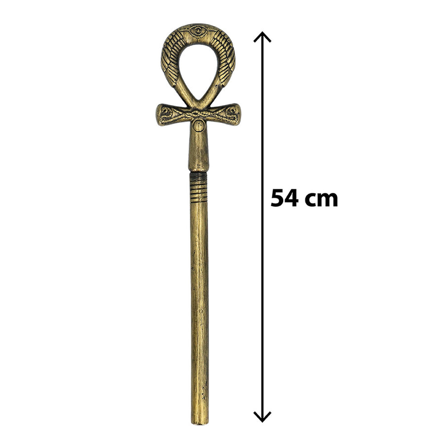 Boland faraoscepter Ankh 2-delig (54 cm)