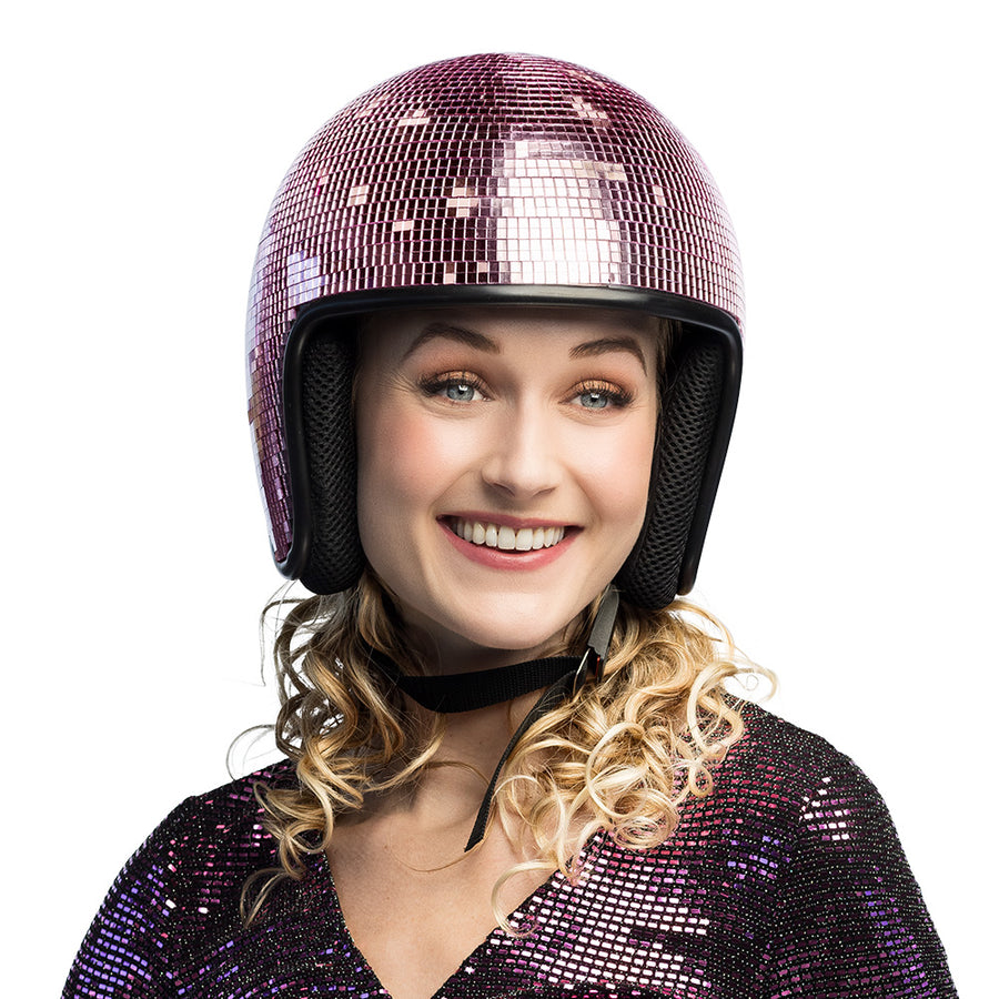 Boland helm Disco lichtroze