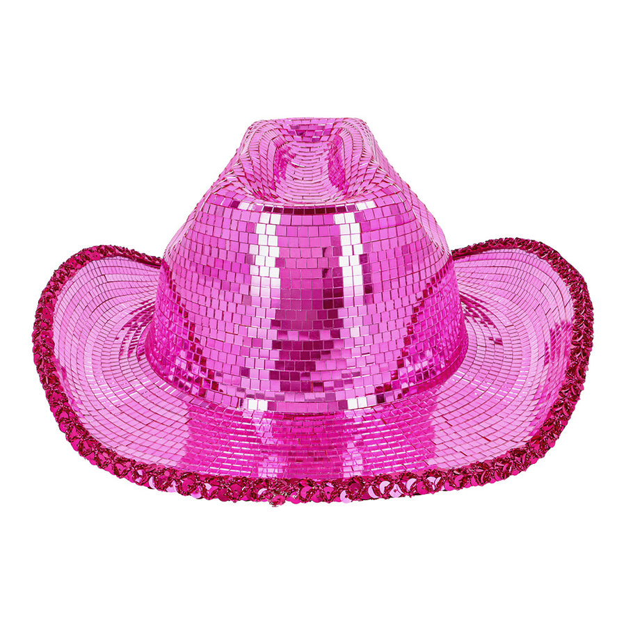 Boland cowboyhoed Disco vibe roze