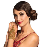 Boland handschoen Flapper goud