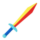 Boland kinderset Ridder Dragon chaser yellow/rood schuimrubber (zwaard en schild)