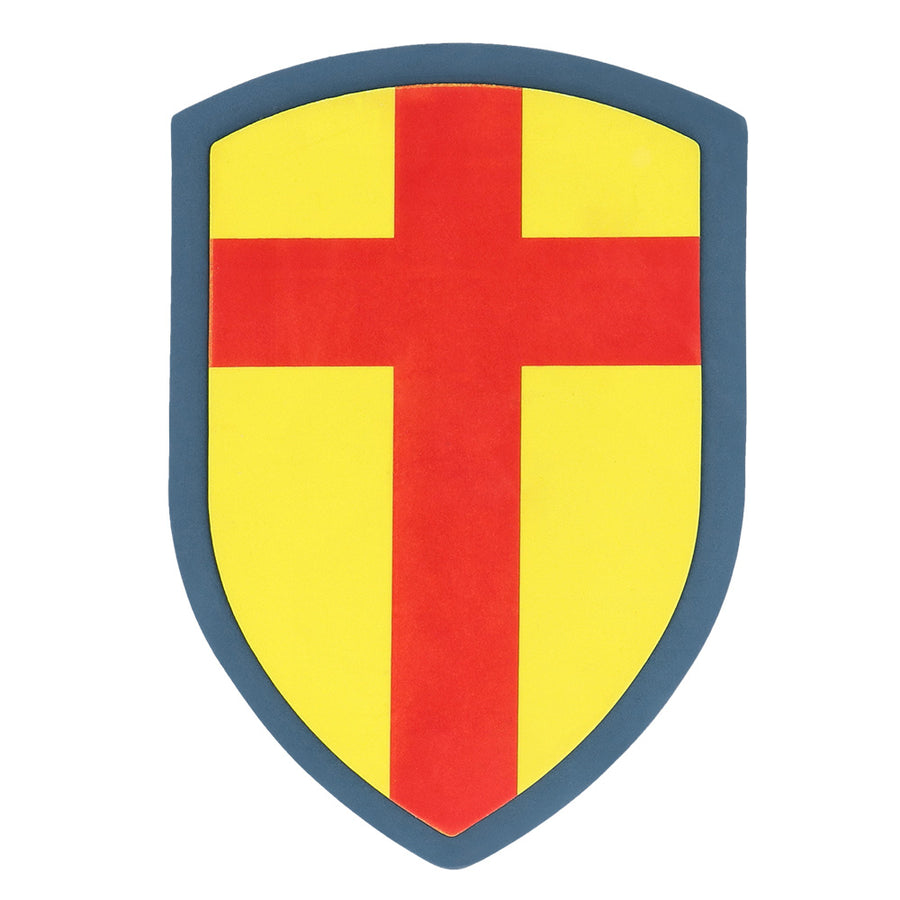 Boland kinderset Ridder Dragon chaser yellow/rood schuimrubber (zwaard en schild)
