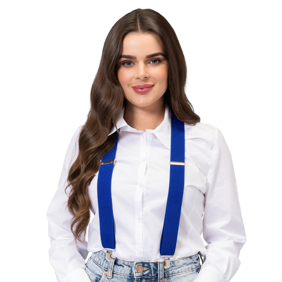 Boland bretels Basic donkerblauw