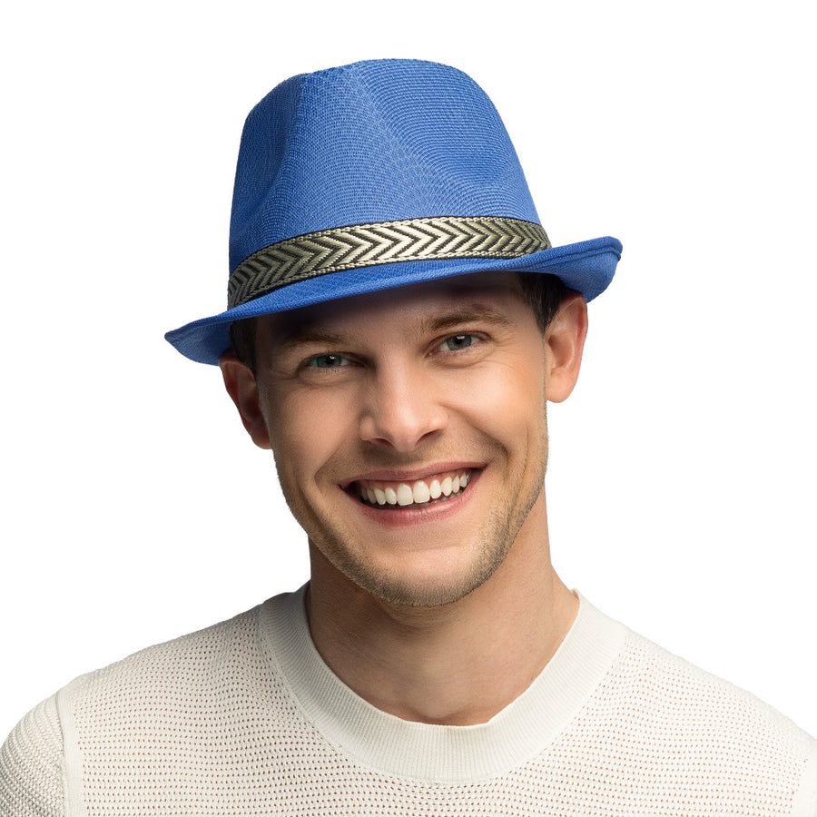 Boland hoed Funky blauw