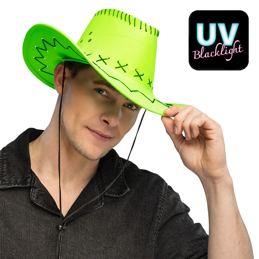 Boland cowboyhoed Savanne neongroen UV