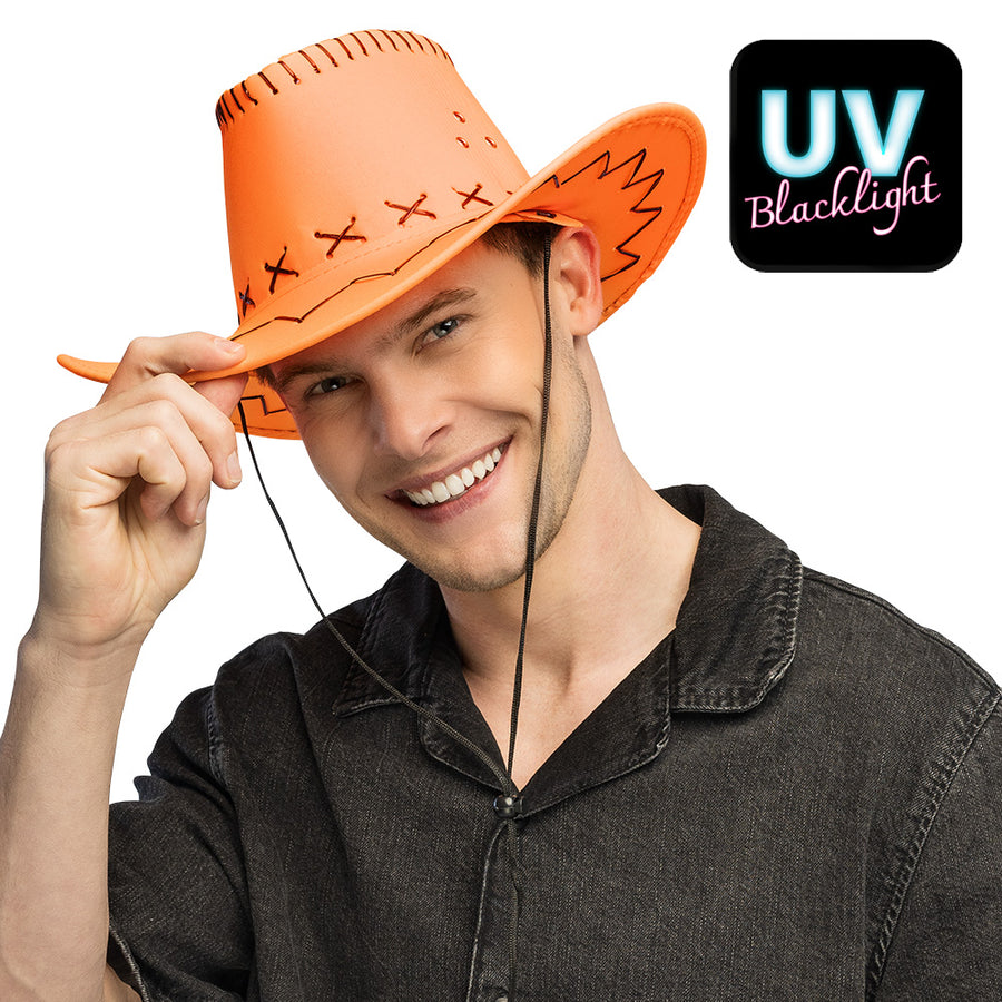 Boland cowboyhoed Savanne neonoranje UV