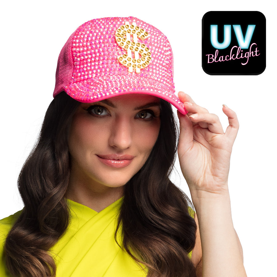 Boland pet Dollar neonroze UV (verstelbaar)